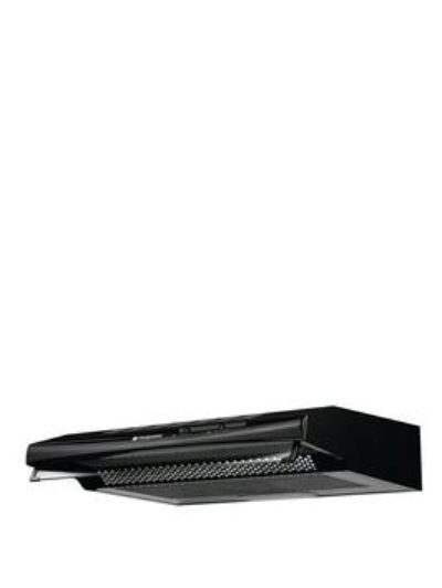 Hotpoint First Edition Htv10K 60Cm Visor Cooker Hood - Black Hotpoint First Edition Htv10K 60Cm Visor Cooker Hood - Black